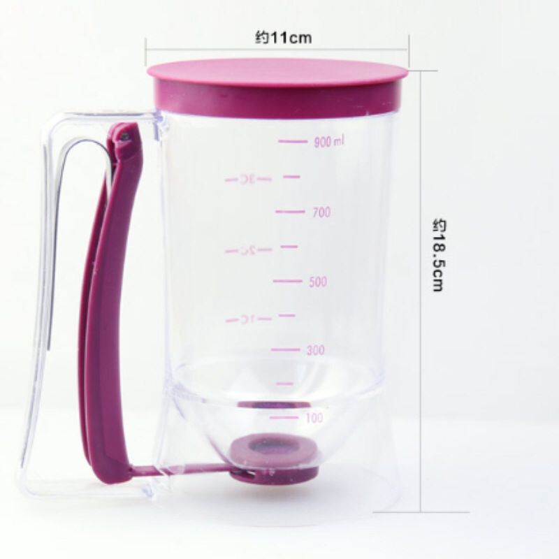 Batter Separator Dispenser Cup Cake Handheld Dispenser Batter Funnel Measuring Cup Baking Tools