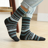 Winter Thick Warm Stripe Wool Socks Casual Sock